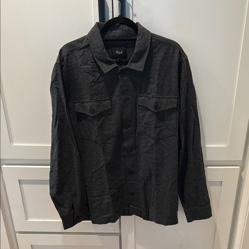 RAILS Black Men's FLANNEL